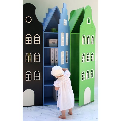 Armoire Amsterdam classique - Bleu clair